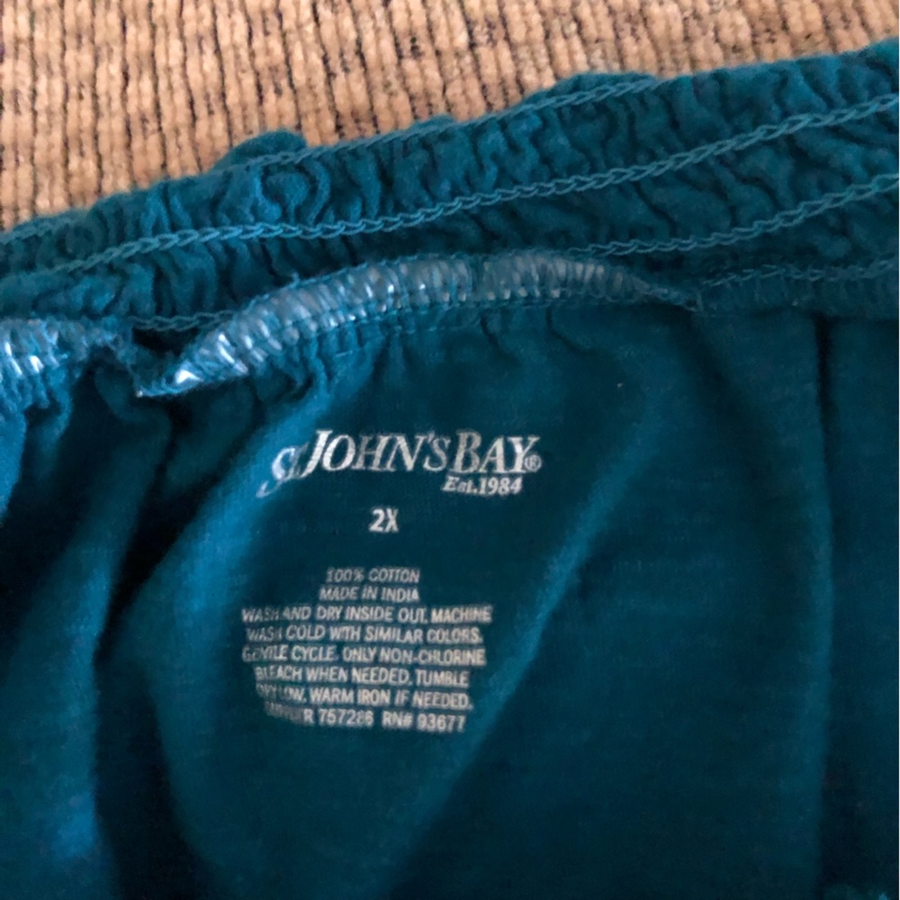 Teal blouse - Picture 4 of 4